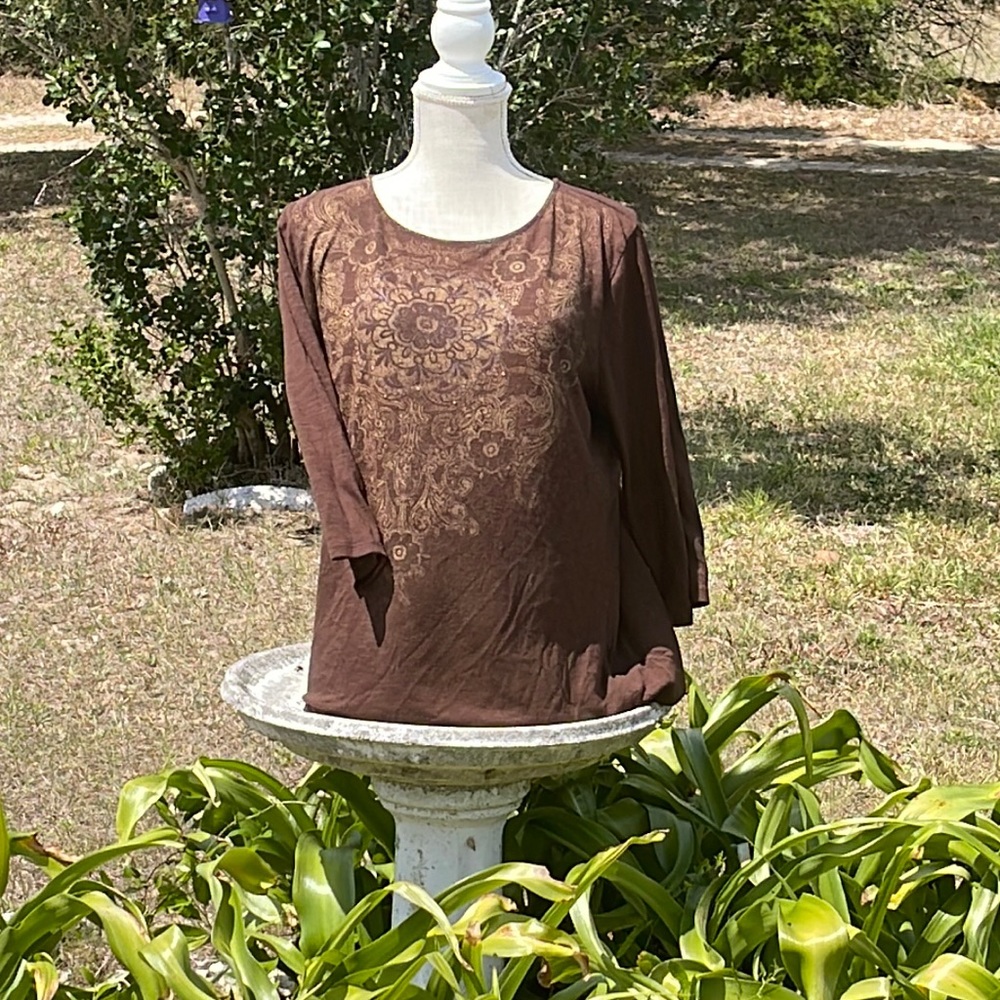 Brown top